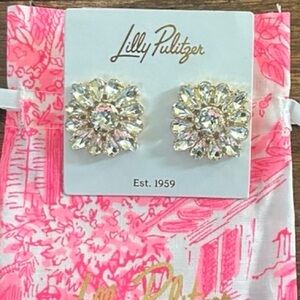 Lilly Pulitzer Spicy Socialite Stud Earrings-New